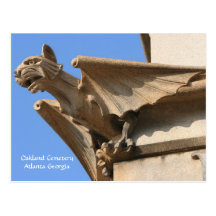Oakland Cemetery, Atlanta GA, Postcard
