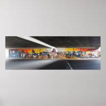 Oakland Super Heroes Mural 1 Poster
