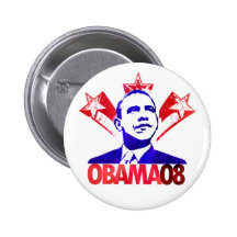 Obama 08 Button