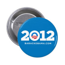 Obama 2012 Button