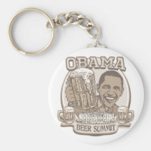 Obama Beer Summit Nonpartisan Gear Keychain