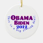Obama Biden 2012 BFD Ornament