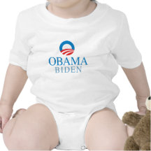 OBAMA BIDEN O BLUE -.png Baby Bodysuits