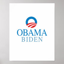 OBAMA BIDEN O BLUE -.png Posters