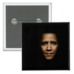 Obama-Black Pinback Buttons