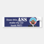 Obama Car Fat11x3 copy Bumper Stickers