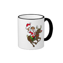 Obama Christmas Reindeer Santa Claus gifts Coffee Mugs