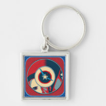 Obama Clock Key Chain