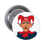 Obama clown button