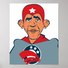 Obama clown print