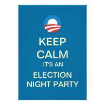 Obama Election Night Party Invitation