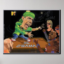 Obama-Get Jiggy Wit Da Vote! Posters
