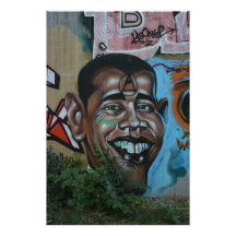 Obama Graffiti Photo Print