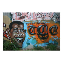 Obama Graffiti Photo Art