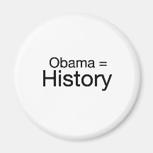 Obama = History T-shirt Fridge Magnet