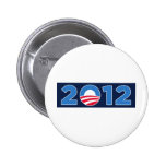 Obama in 2012 pinback button