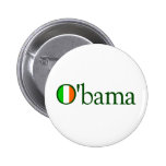Obama Irish Pinback Button