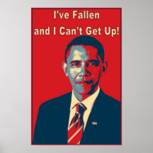 Obama "I've Fallen" Pop Art  Poster