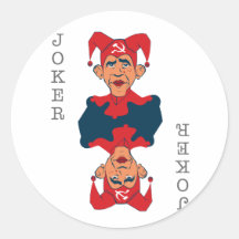 Obama-Joker Stickers