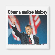 Obama Makes History Magnet