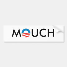OBAMA MOUCH BUMPER STICKER