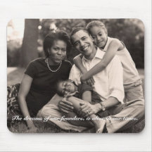 Obama mouse pad