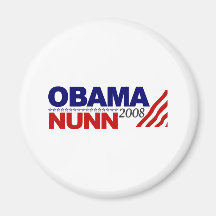 Obama Nunn 2008 Fridge Magnet