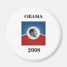 obama, OBAMA, 2008 Fridge Magnet