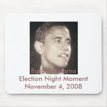 Obama on Election Night 2, Barack ObamaElection... Mouse Mat