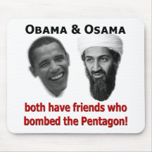 Obama & Osama Mousepads