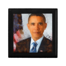 Obama Portrait Painting Gift Boxes