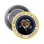 Obama Presidential Seal Pinback Buttons