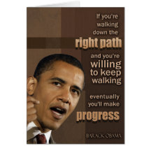 Obama quote greeting cards