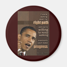 Obama quote refrigerator magnets