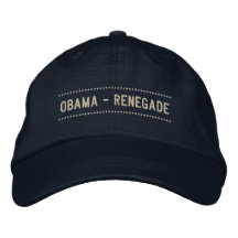 Obama - renegade - Embroidered Hat