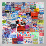 Obama Signs from Around the Country Poster