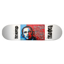 obama skate board