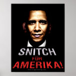 Obama SNITCH Poster