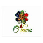 Obama St. Patrick's Day Spirit Postcard