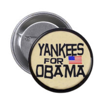 Obama Stars & Stripes Button