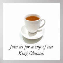 Obama Tea Party Poster