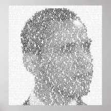 Obama "Text-Art" poster