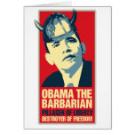 Obama the Barbarian Card