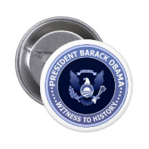 Obama Victory Presidential Seal Button