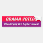 Obama Voters Bumper Sticker