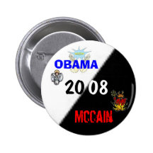 OBAMA vs McCain 2008 Pins