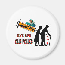 OBAMACARE AGED.jpg Fridge Magnet