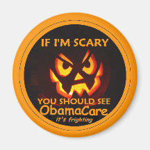 ObamaCare Halloween Magnet