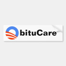 ObamaCare = ObituCare Bumper Sticker