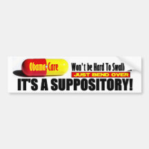 ObamaCare: Won't be Hard To Swallow! Bumper Sticker